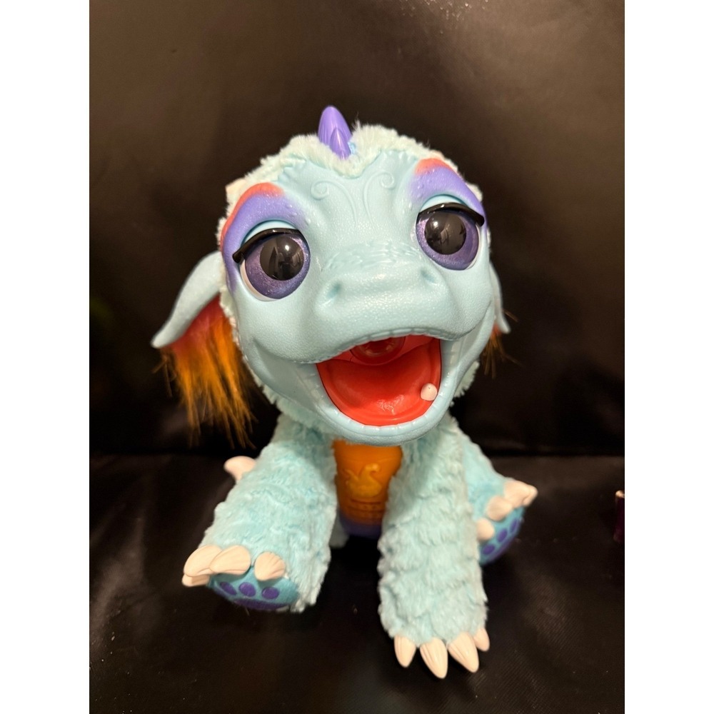 FurReal Friends Torch My Blazin Dragon Plush Fur Real‎ Interactive Pal WORKs!